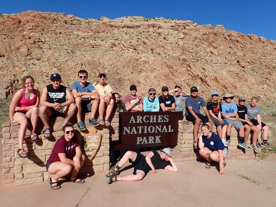 Sixteen Doherty students participated in the Doherty Science Spring Field Study to Arches National Park in Utah.  While hiking and whitewater rafting through the area, they studied the unique geology of the area and learned about the importance of the Colorado River in the southwest and the issues with its overuse.  
