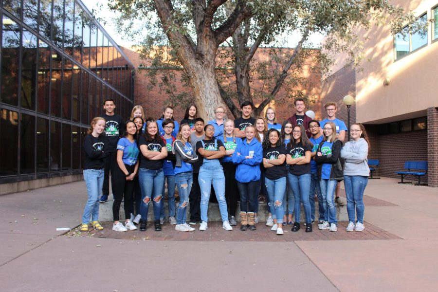 FBLA of the 2019-2020 school year poses for their yearbook photo.