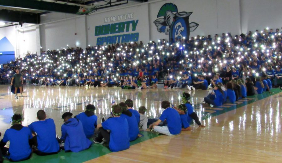 Our gym is such a special place. Remember the first assembly back with our Spartan Strong T-shirts?