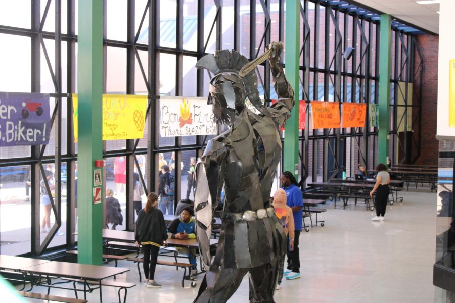 Doherty Hoco Sprit start to kick off the last week of septmber. The staue is there to show that Hoco will be great week.