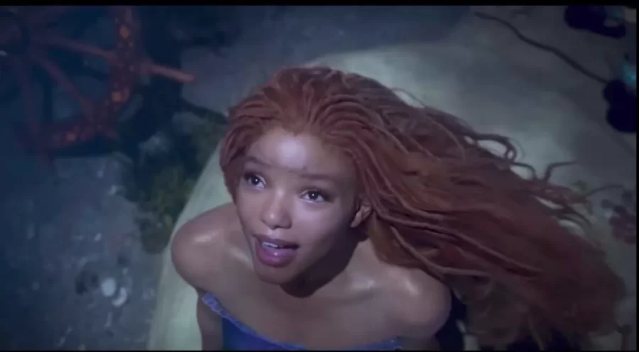 Halle Bailey plays the role of Ariel in Disney’s new live-action adaptation of The Little Mermaid.