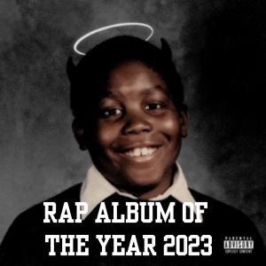 The album cover for Micheal by Killer Mike from Spotify.com edited to say RAP ALBUM OF THE YEAR