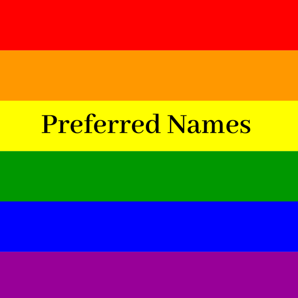 This flag is represented by the lgbtq+ communities who struggle with preferred names.