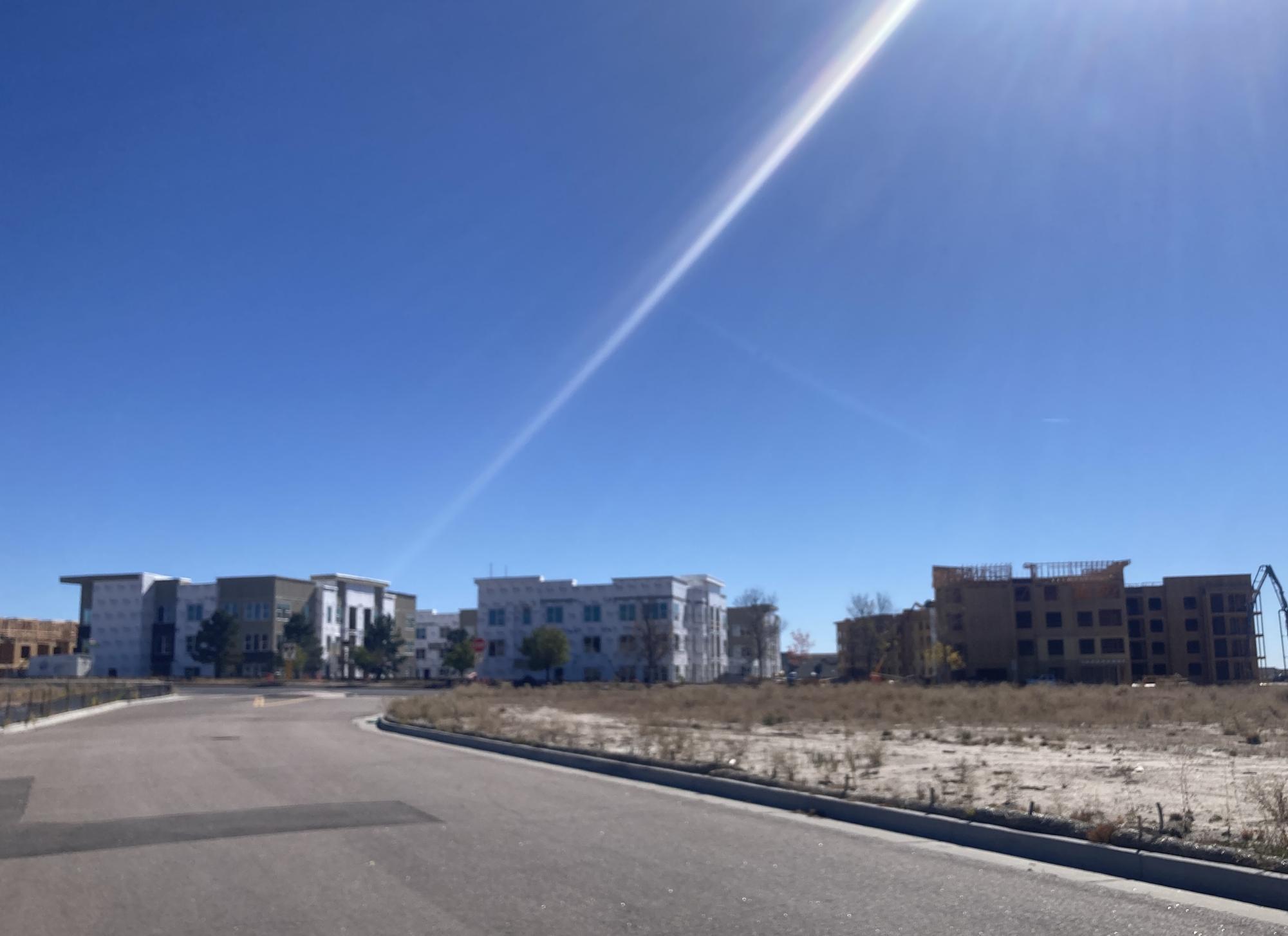 Construction going on in our city shows how our city continues to grow and add more people. This development is being built East of Powers Blvd on Briargate Pkwy. 