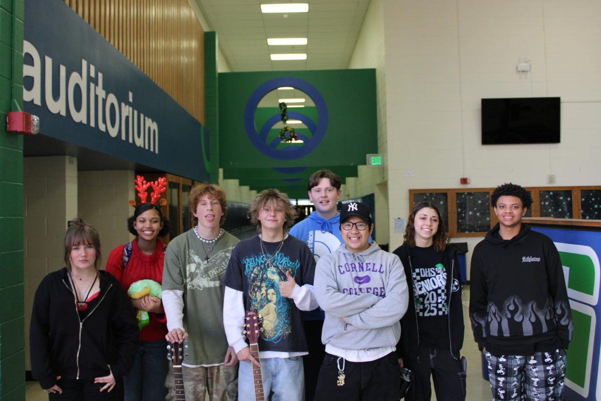 Doherty high school students all show their smiles off for our story of showing smiling is contagious. 