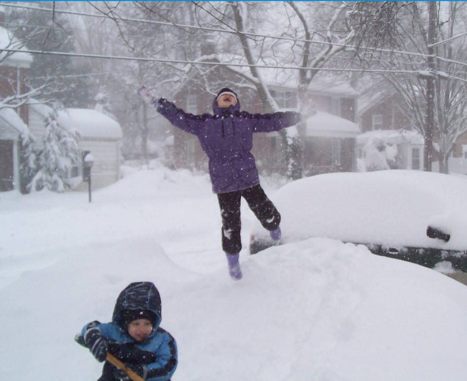 An image of children enjoying a snow day. Used by permission from Creative Commons. "Snow day!" by seanfoneil is licensed under CC by 2.0.