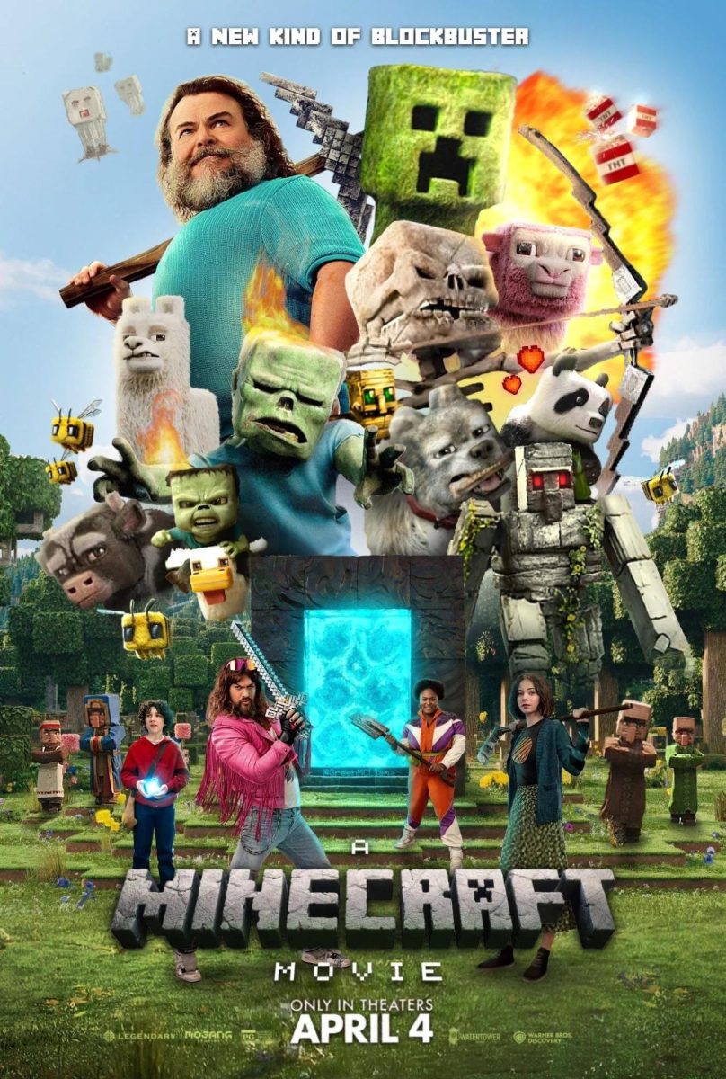 An alternate poster used to advertise A Minecraft Movie