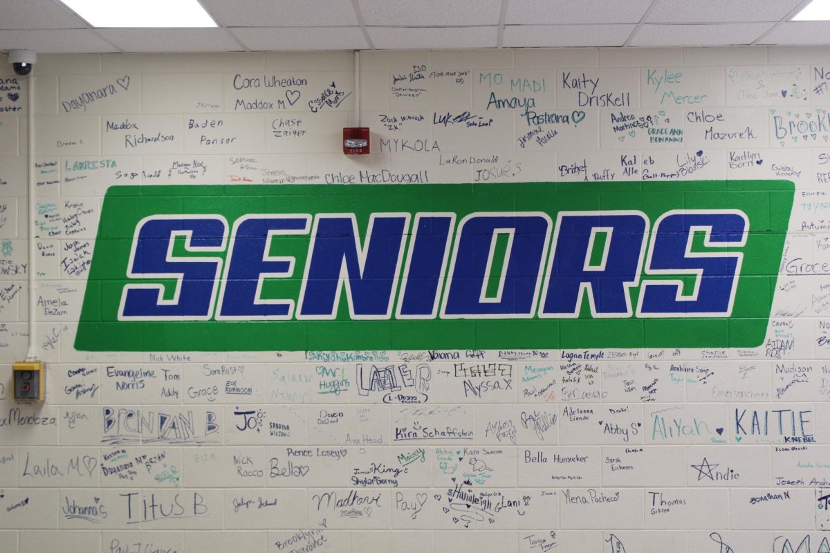 The Senior Wall--located near the future center