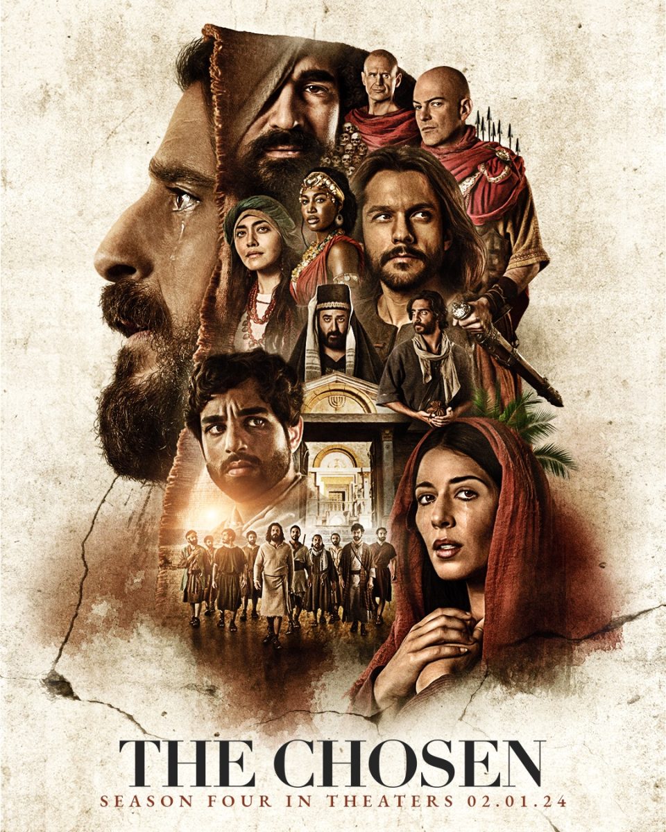The poster for season four of The Chosen, set to show The Last Supper and Jesus's arrest.